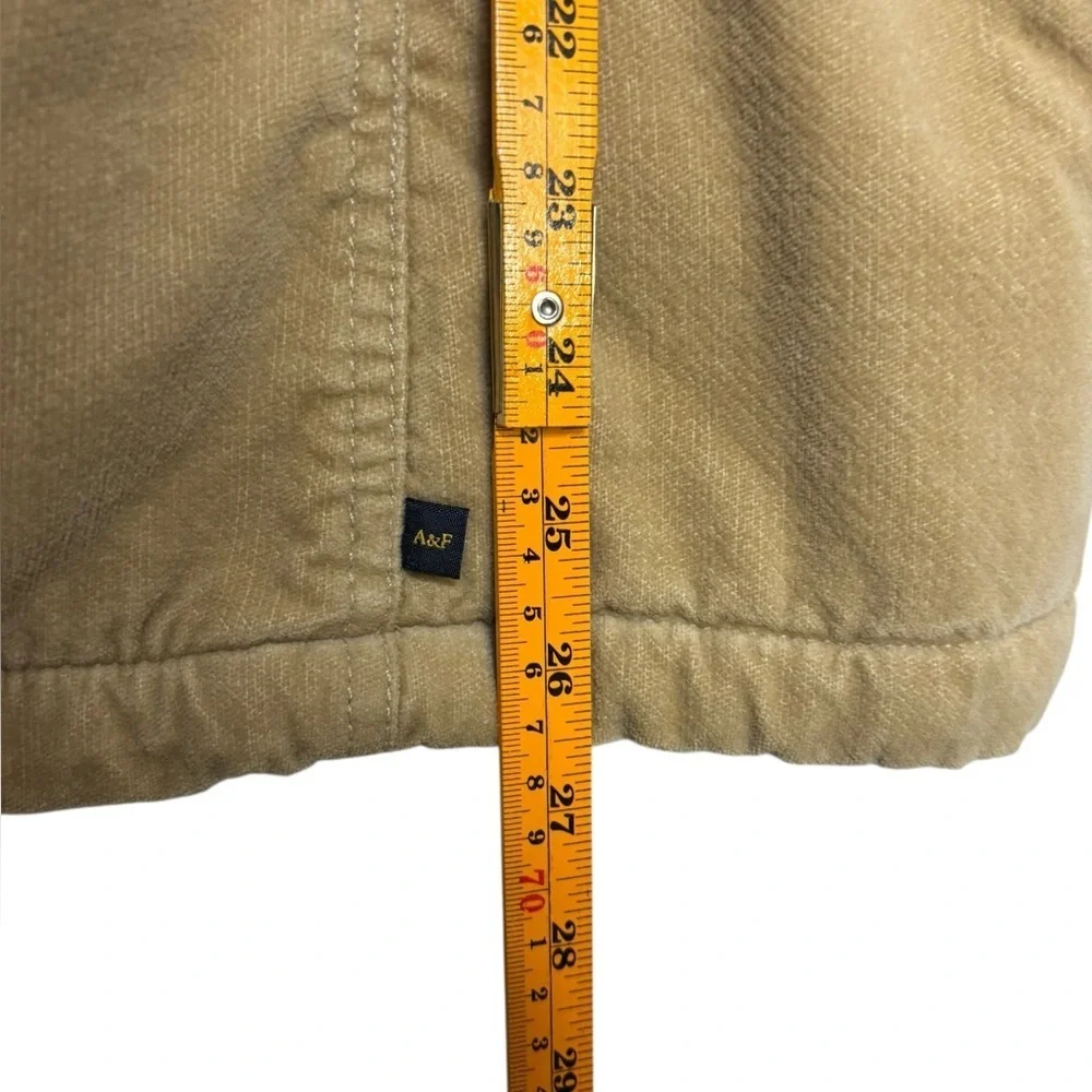 Y2K 90s 2000s Abercrombie & Fitch Jacket XS Penny Lane Faux Fur Lined Corduroy - Picture 12 of 14